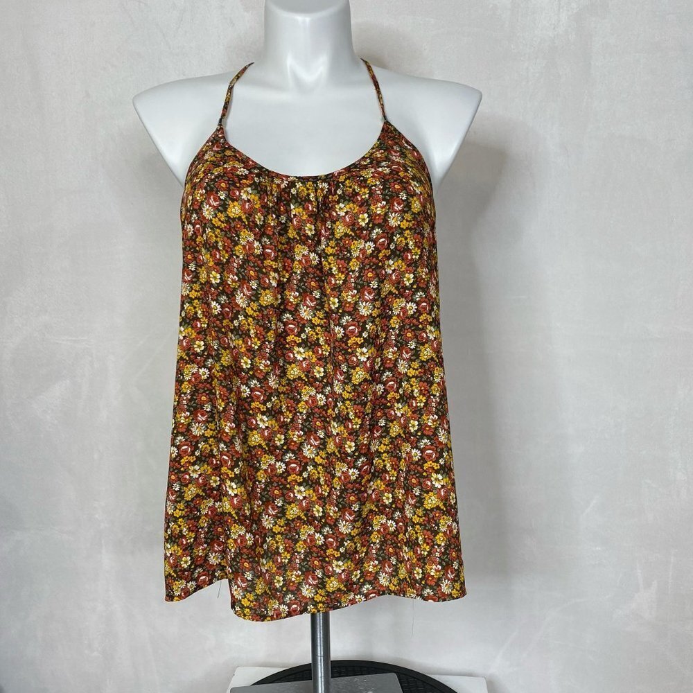 Soho New york & Company Floral Chiffon Tank Top
